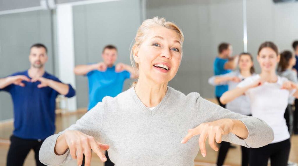 Dance Fitness for middle aged people